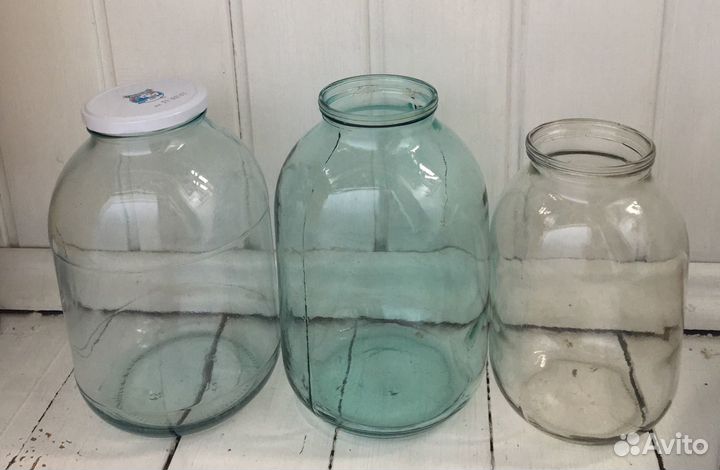 Банки стекло: 1,5л, 2.0л, 3.0л, Крышки