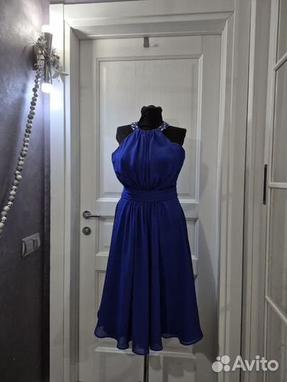Вечернее платье миди 46 размер