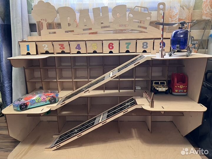 Деревянная парковка