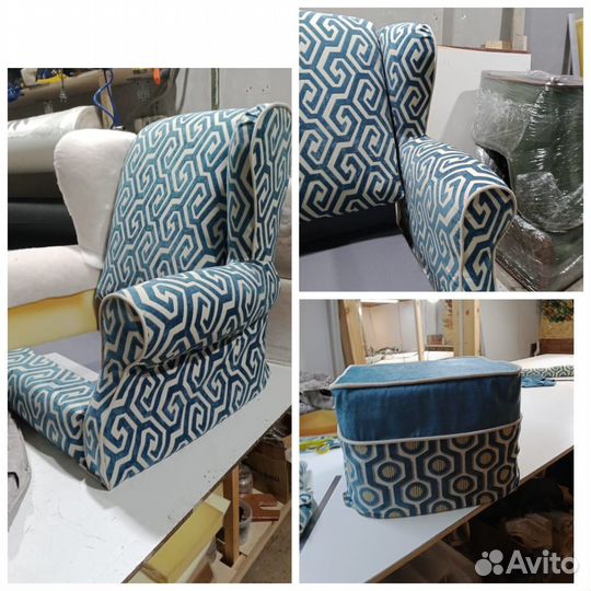 Перетяжка мягкой мебели с гарантией Москва