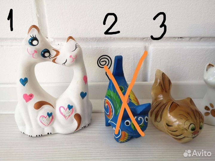 Фигурки кошек коллекция