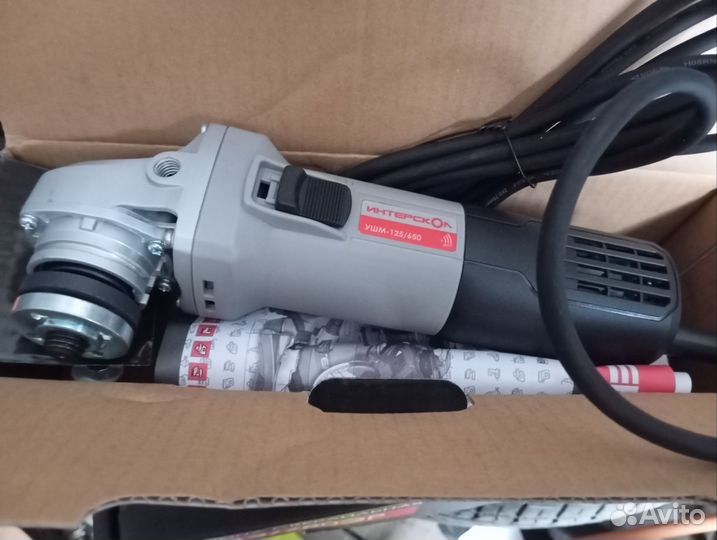 Новая ушм (интерскол)