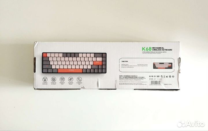 Новая игровая механическая клавиатура Ziyoulan K68