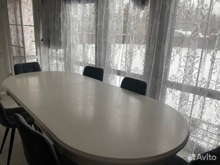 Стол обеденный раздвижной бу