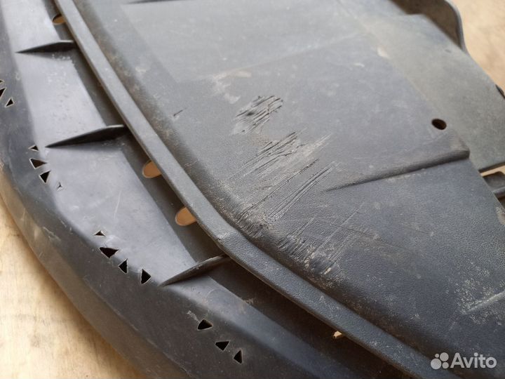 Юбка переднего бампера Skoda Rapid 2