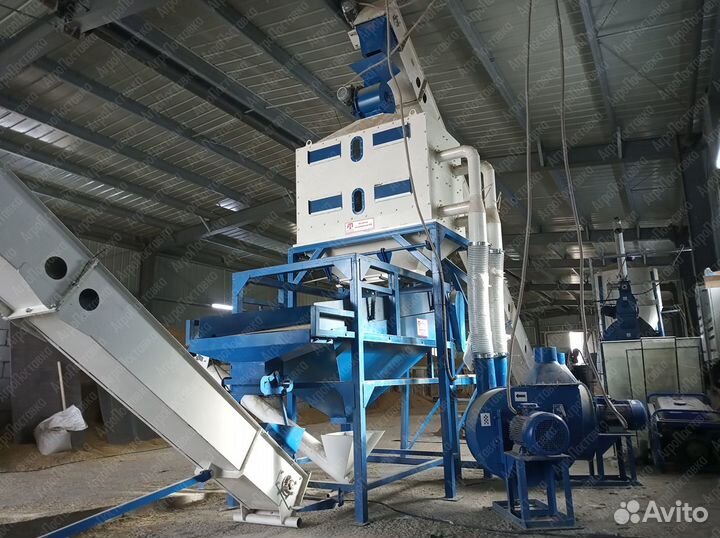 Колонна охлаждения гранулированного комбикорма