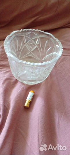 Ваза хрустальная