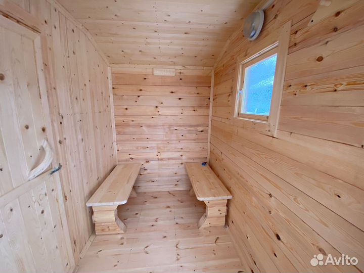 Русская баня 5,0 на 2,25 метров