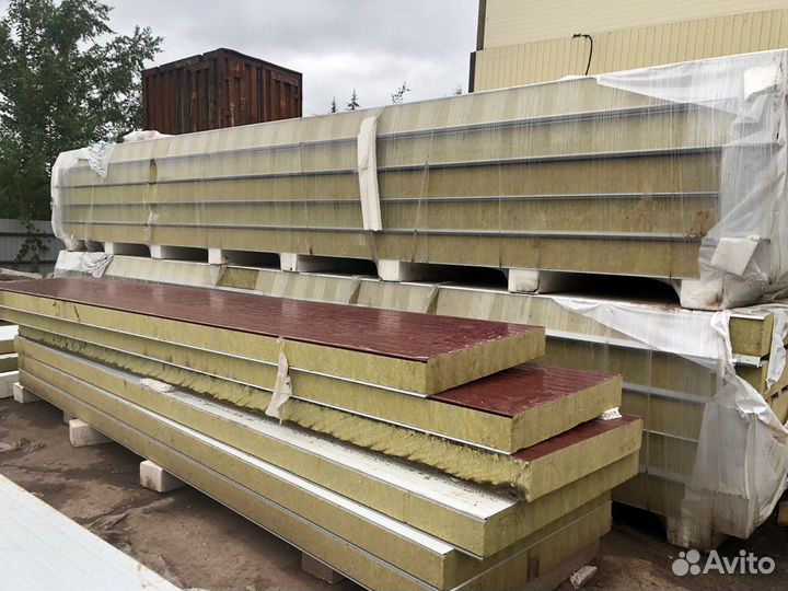 Сэндвич панели (наполнитель мин.вата)