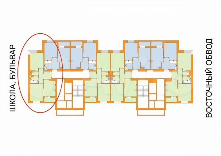 2-к. квартира, 52,3 м², 1/14 эт.