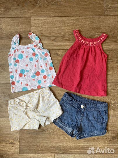 Пакет детской одежды на девочку 86-92