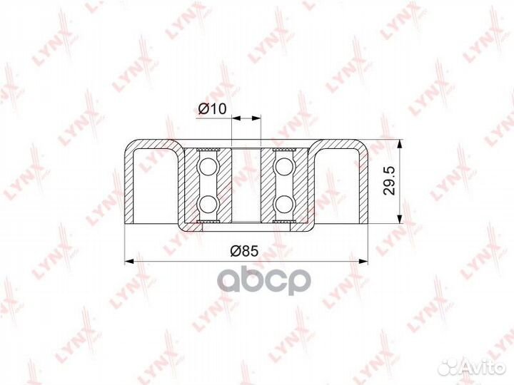 Ролик обводной приводного ремня PB7070 lynxauto