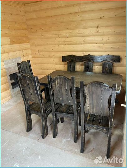 Столы и Стулья из массива сосны таверна