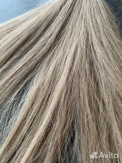 Волосы натуральные на капсулах