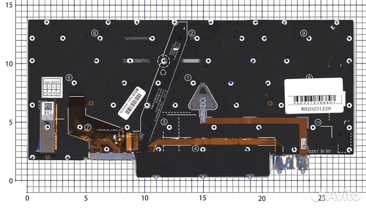 Клавиатура для ноутбука Lenovo ThinkPad X1 Yoga Ge