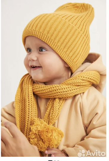 Комплект шапка и шарф