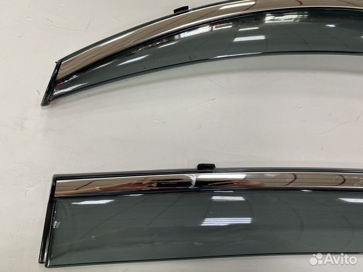 Дефлектора на окна с молдингом Kia Cerato 2012+