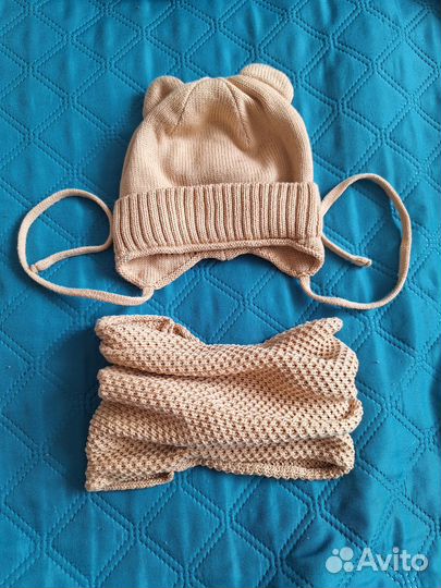 Комплект шапочка и снуд