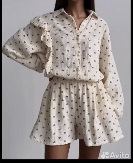 Муслиновый костюм женский