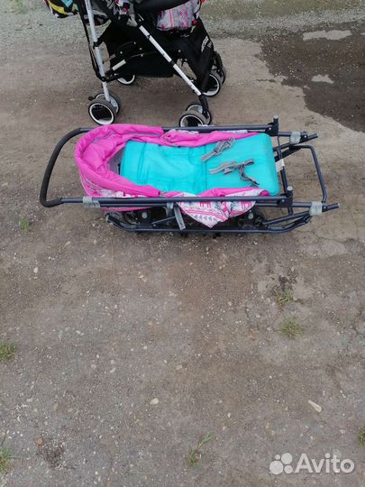 Коляска-санки