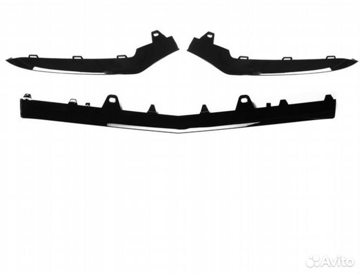 Диффузор переднего бампера