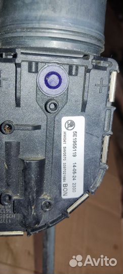 Трапеция дворников стеклоочистителя Octavia7 2014