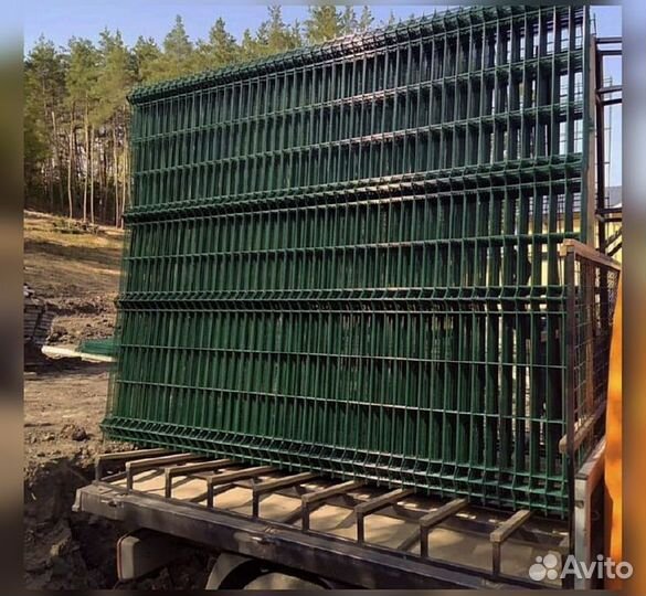Забор сетка 3д