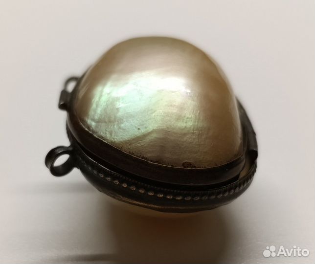 Шкатулка футляр ювелирный перламутр 19 век