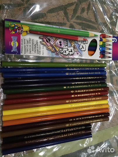 Канцтовары Зажимы-кракодилы, скотч, точилки