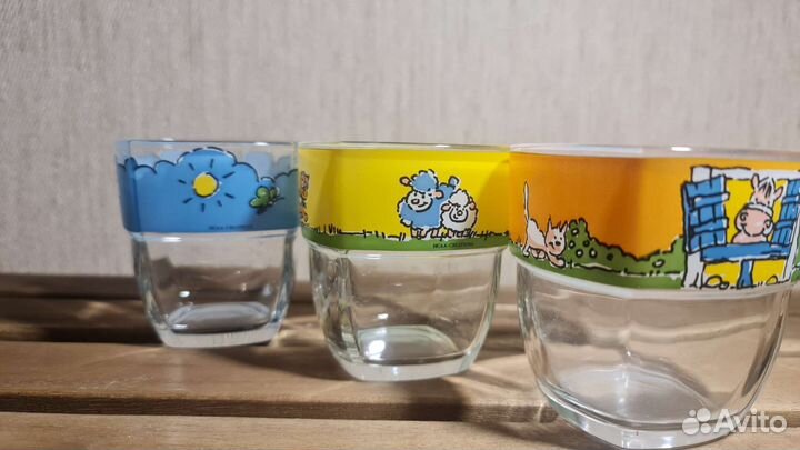 Стаканы детские набор 3 шт