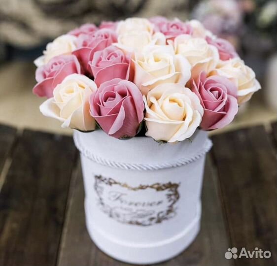 Букет Мыльные розы 25шт