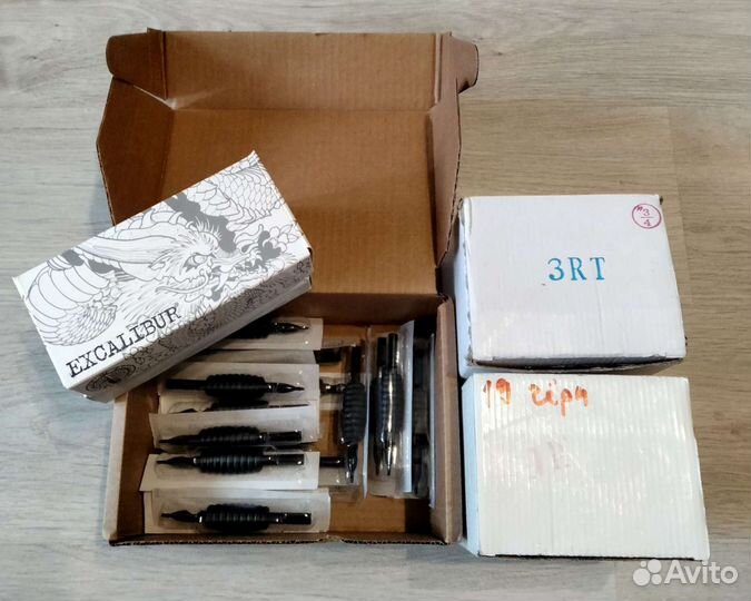 Держак для тату машинки одноразовый и иглы