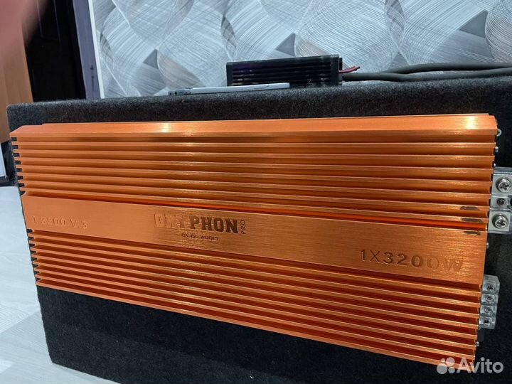 Сабвуфер 3000 watt Dynamic State и усилитель