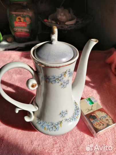 Чайник заварочный фарфоровый СССР большой