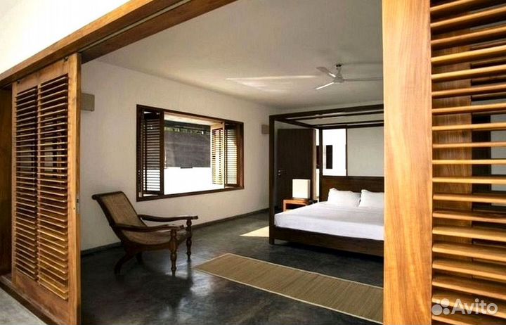 Реечная раздвижная дверь