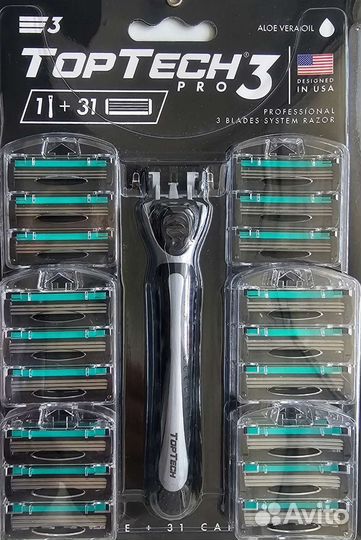 Станок для бритья TopTech 3 + 31 сменная кассета