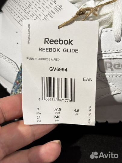 Кроссовки reebok glide 37,5 оригинал