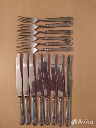 Вилки и ножи СССР. Нерж. Кремль