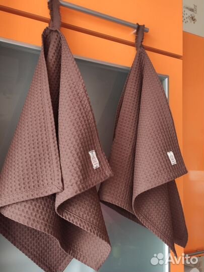 Полотенце из крупной греческой вафли ячейки 14 см