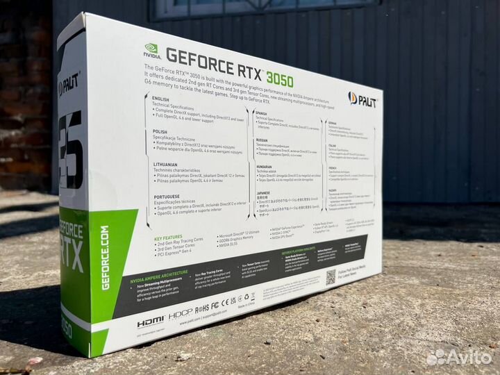 Новые Palit GeForce RTX 3050 Dual 8Gb