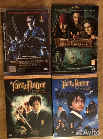 Диски лицензионные Blu-ray, DVD, фильмы, мультики