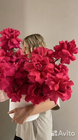 Цветочная композиция из роз Pink Floyd