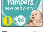 Подгузники Pampers, new baby dry, 1, 2-5 кг