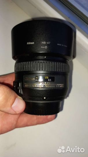 Объектив Nikon Nikkor AF-S 50 mm 1.4