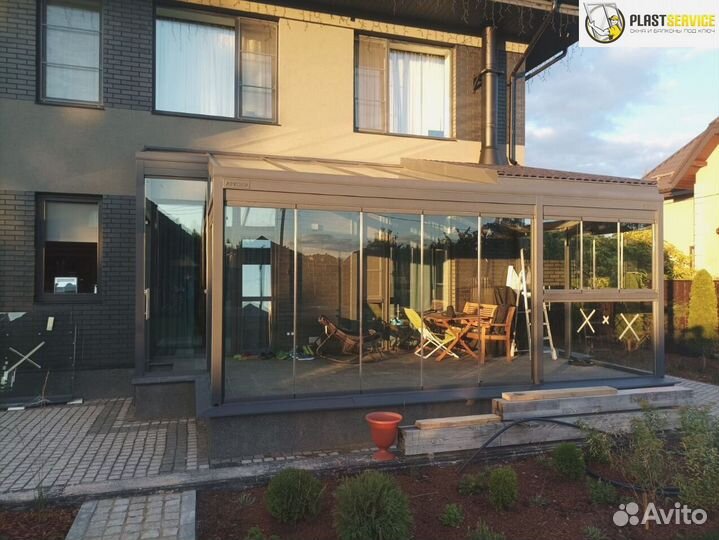 Безрамное остекление, окна пластиковые алюминиевые