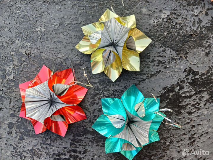 Бронь Советские елочные игрушки из фольги