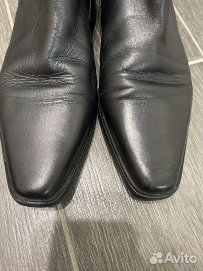 Ботинки кожаные Челси zara 40 оригинал