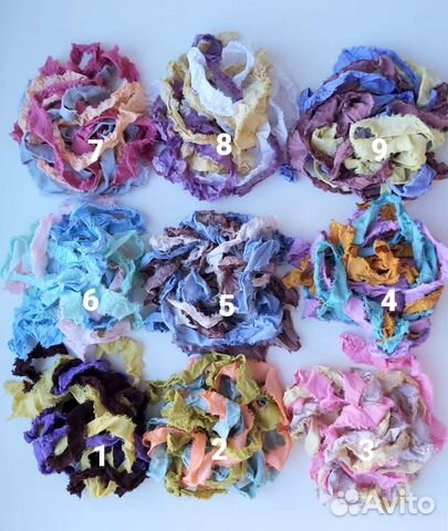 Ленточки ручного окраса