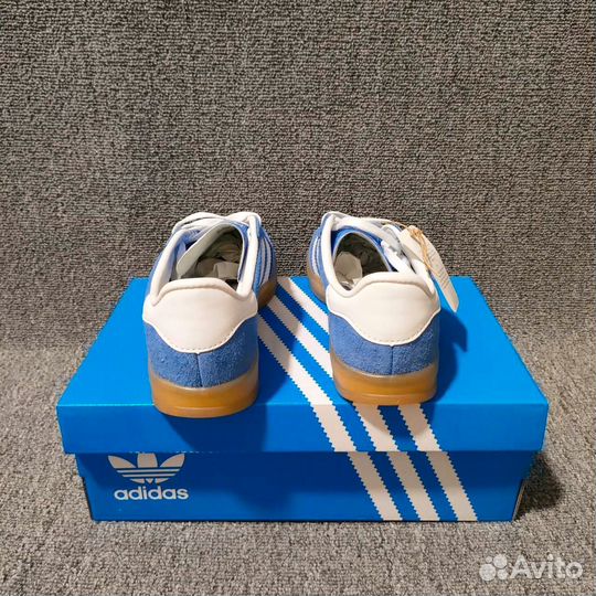 Adidas Gazelle Indoor iv Blue Fusion Gum