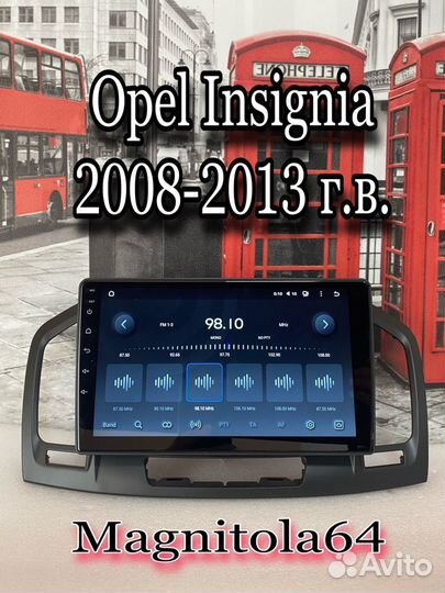 Штатная магнитола Opel Insignia 2008-2013